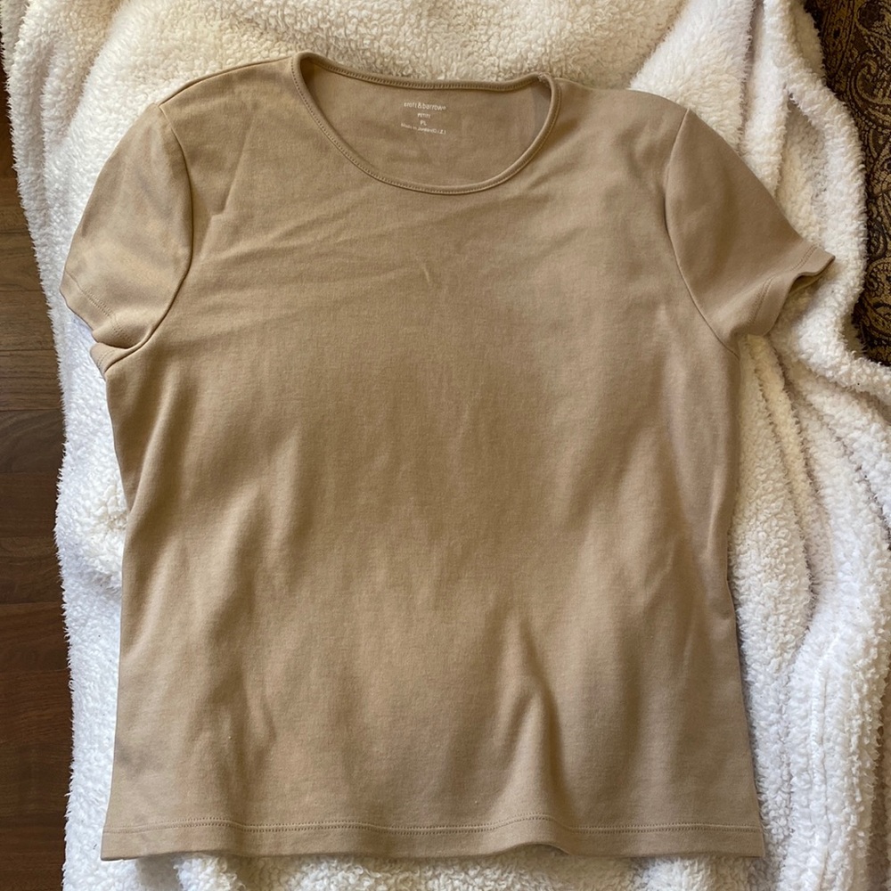 Croft & barrow tan shirt